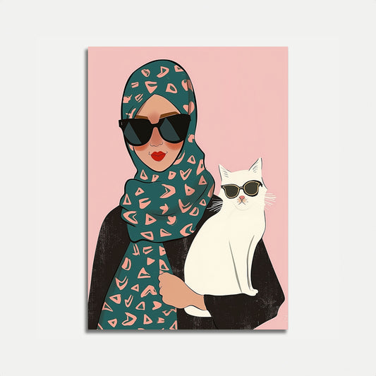 Cool Cats and Sunglasses Poster