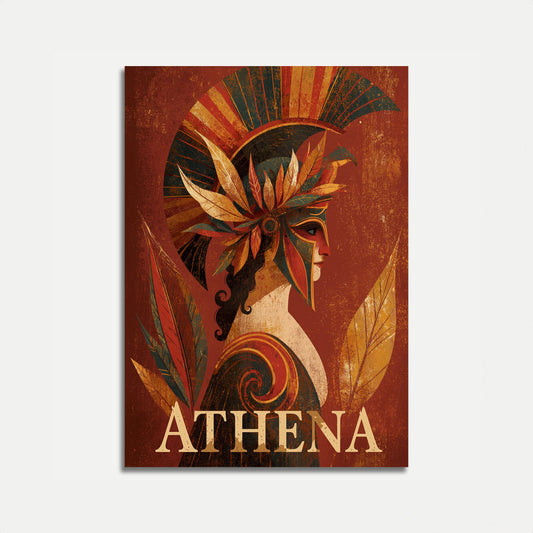 Athena Greek Goddess Poster