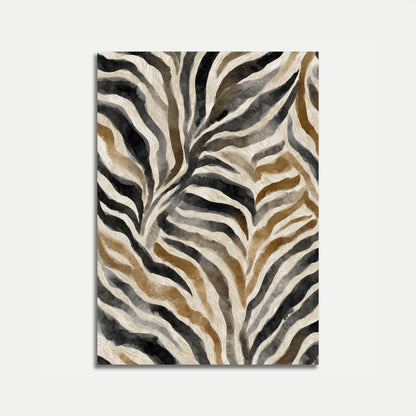 Abstract Zebra Print Poster