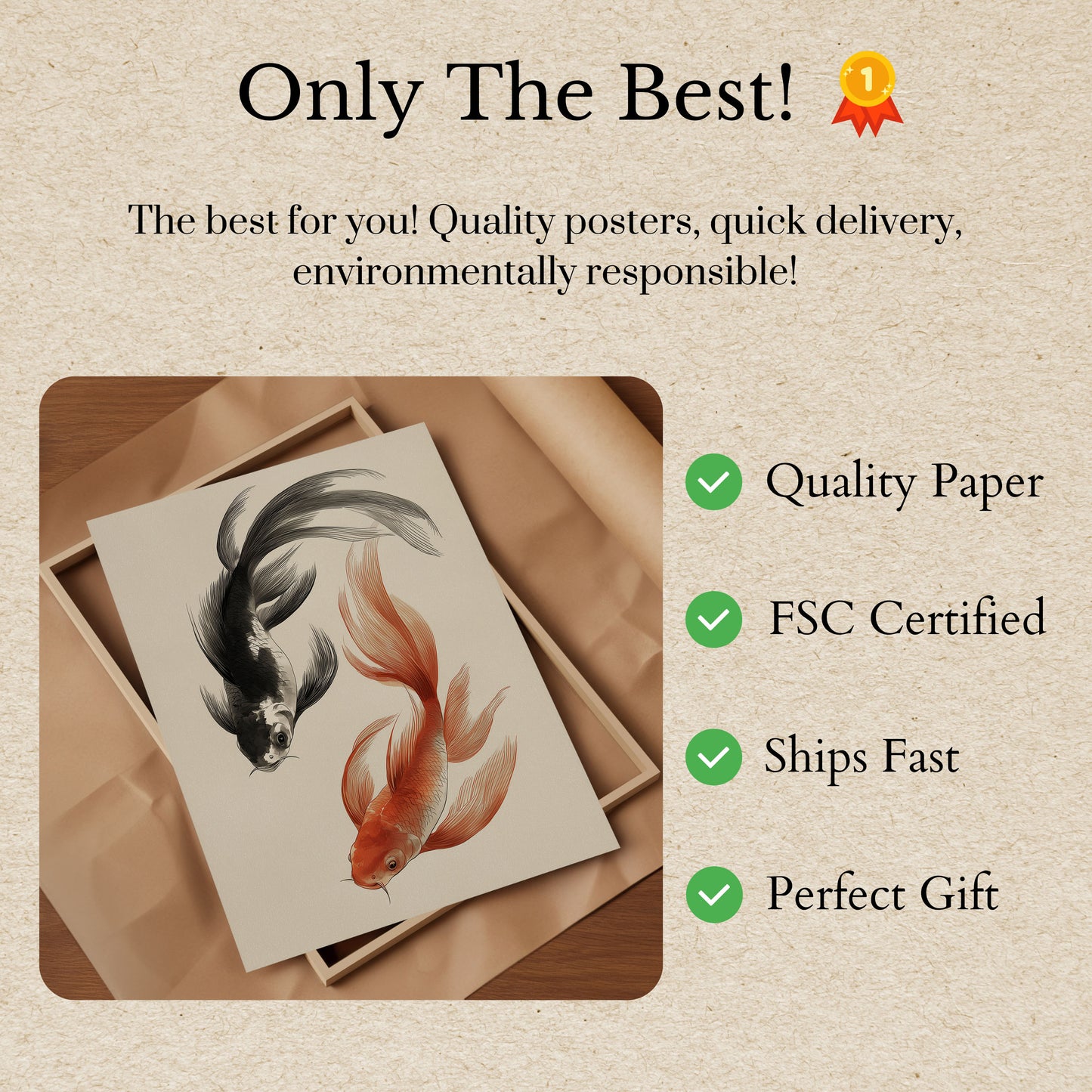 Koi Fish Dance Poster