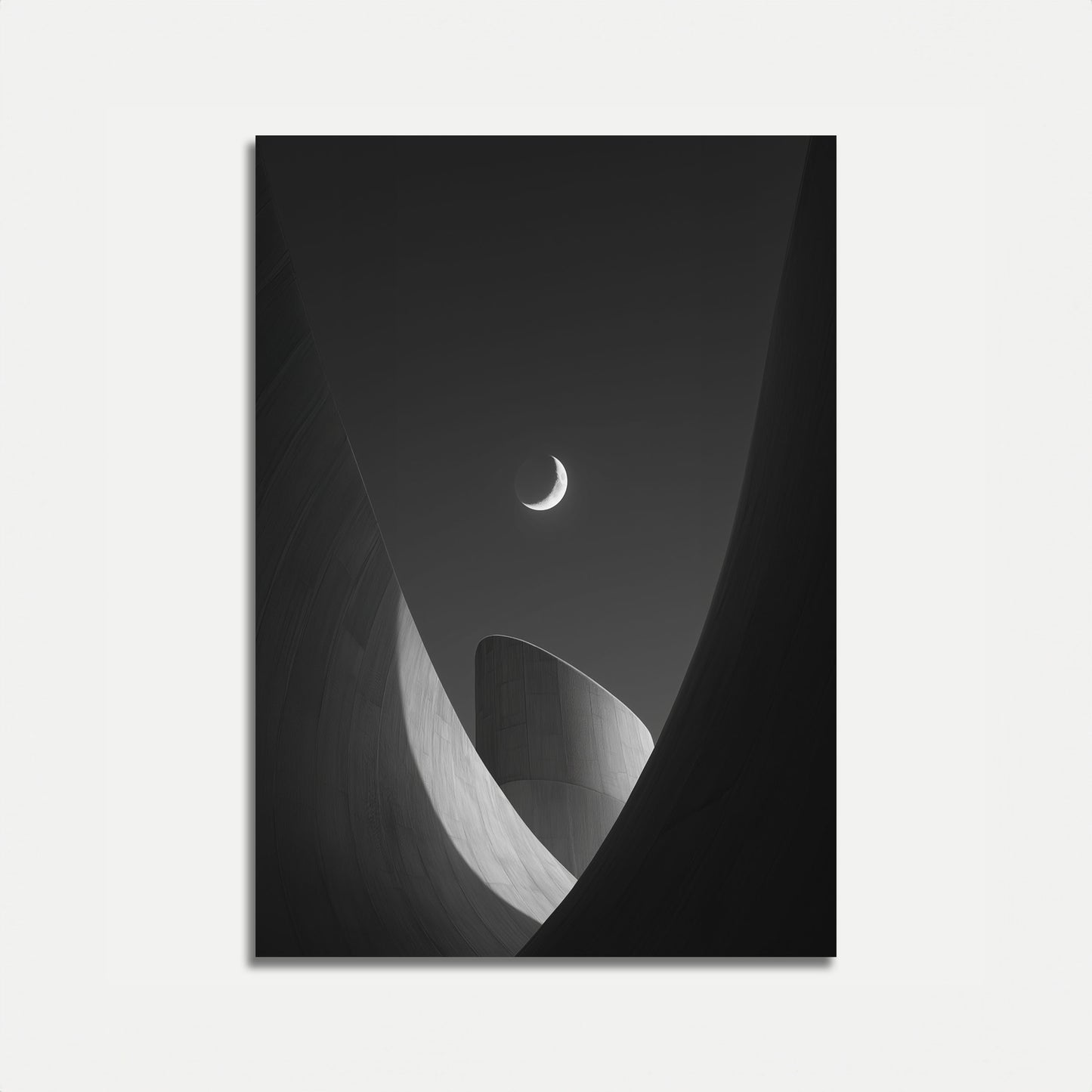 Crescent Moon Arkitektur Plakat
