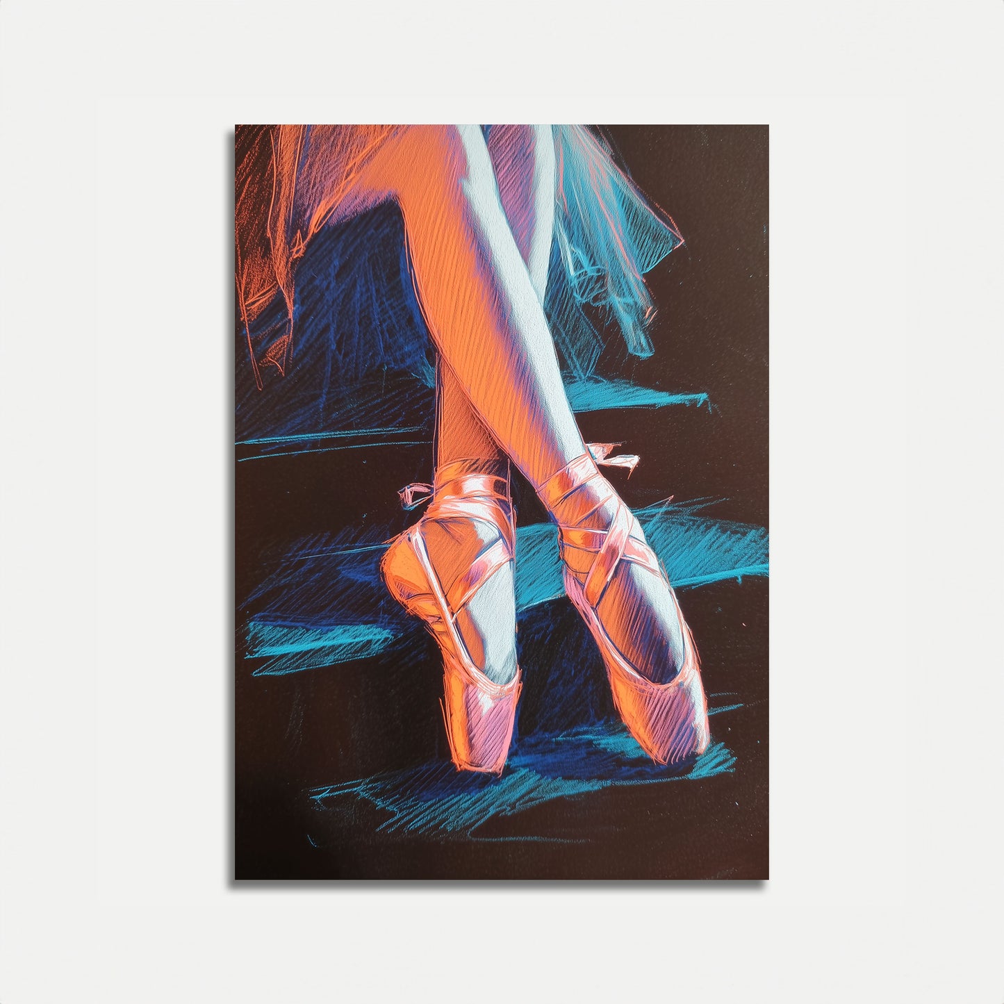 Ballet Dans Elegance Plakat