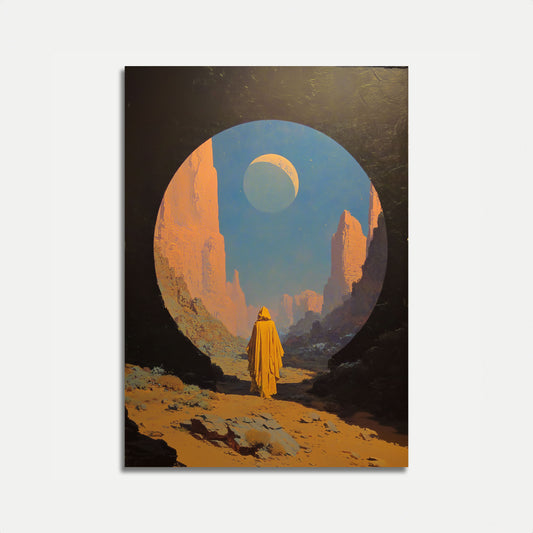 Desert Mystic Eclipse Poster