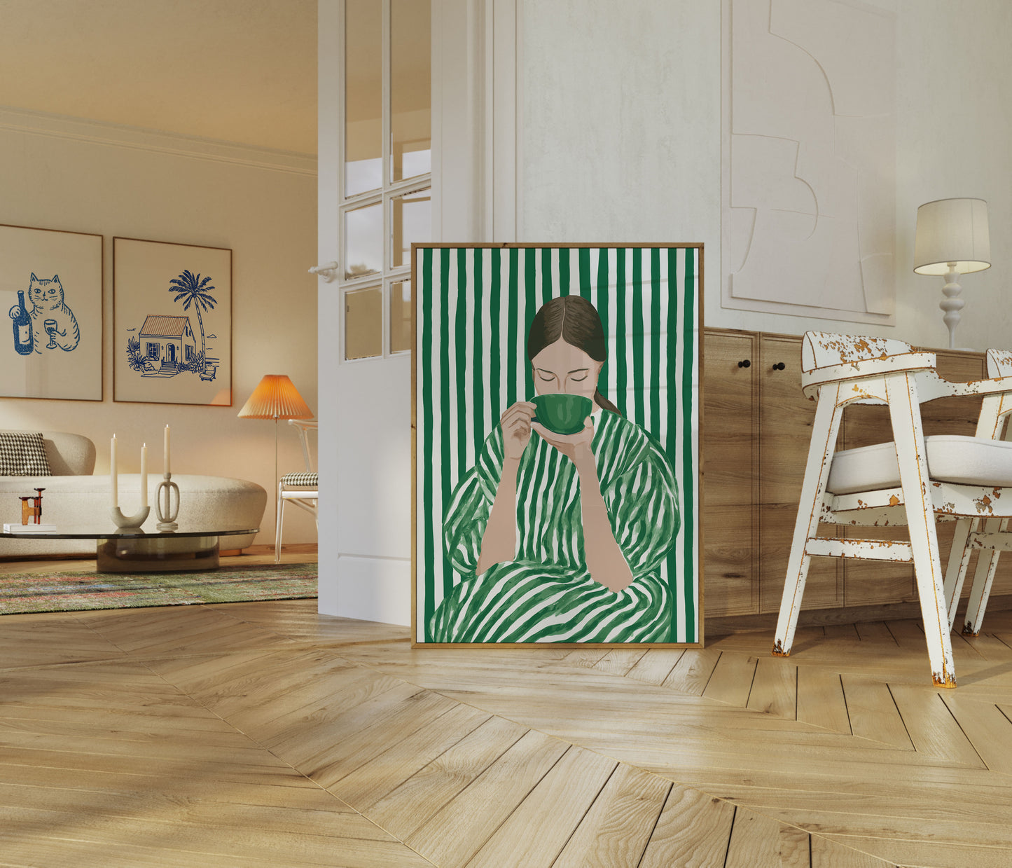 Green Tea Moment Poster