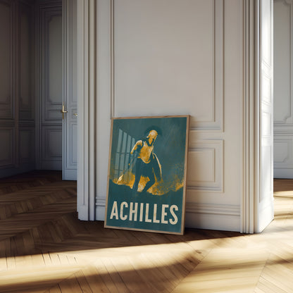 Achilles Warrior Hero Poster