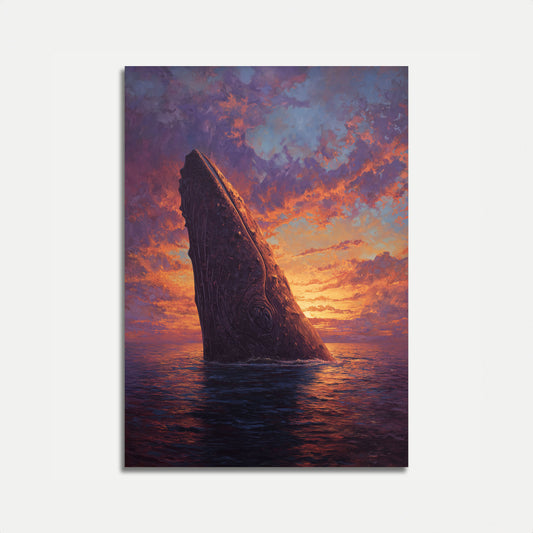 Ancient Stone Monument Sunset Poster