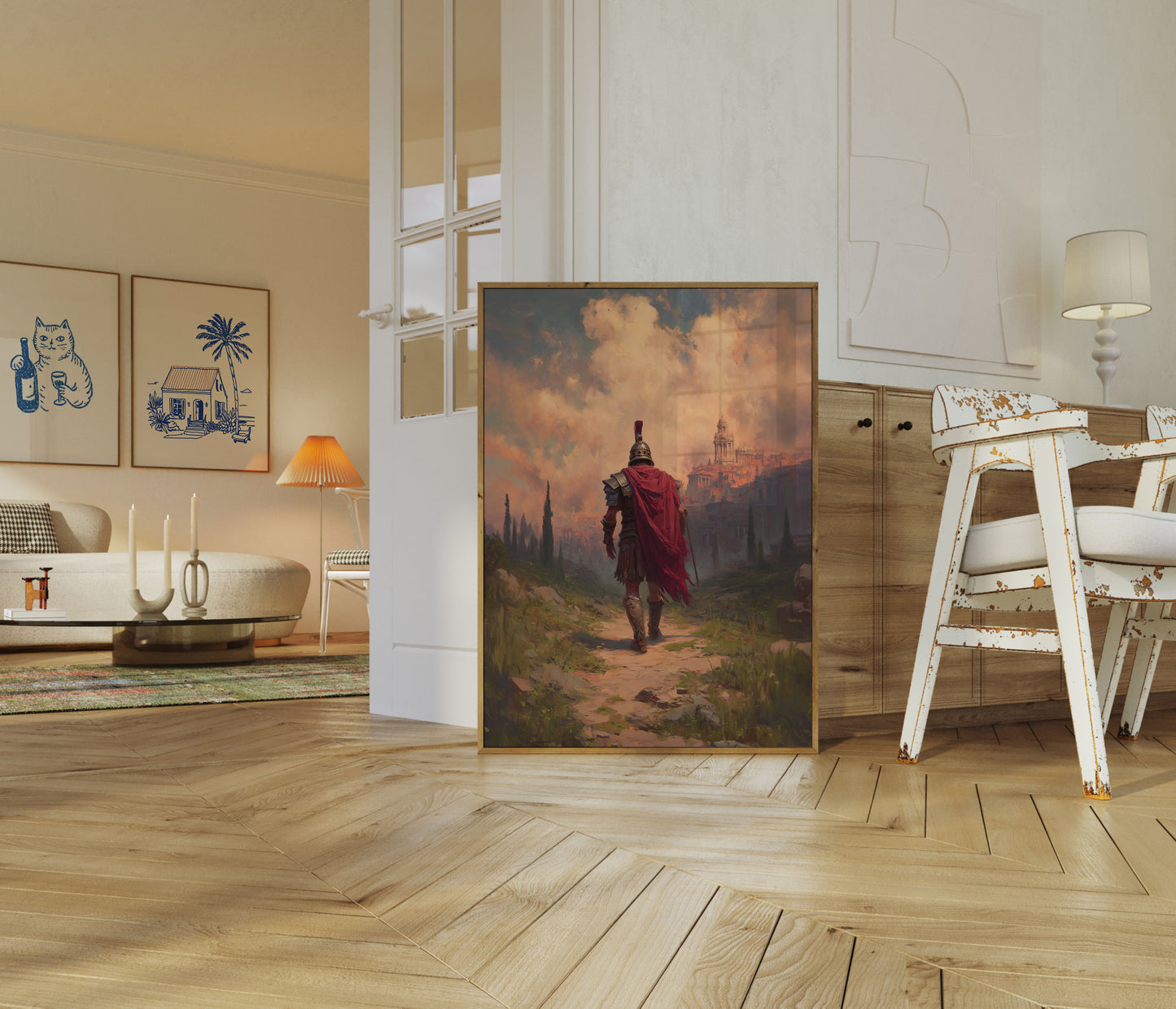 Roman Soldier's Eternal Journey Poster