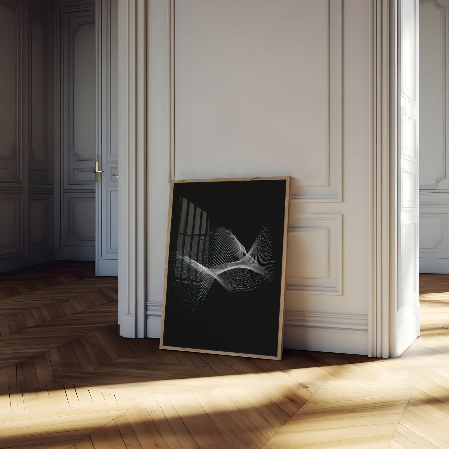 Digital Wave Motion Poster