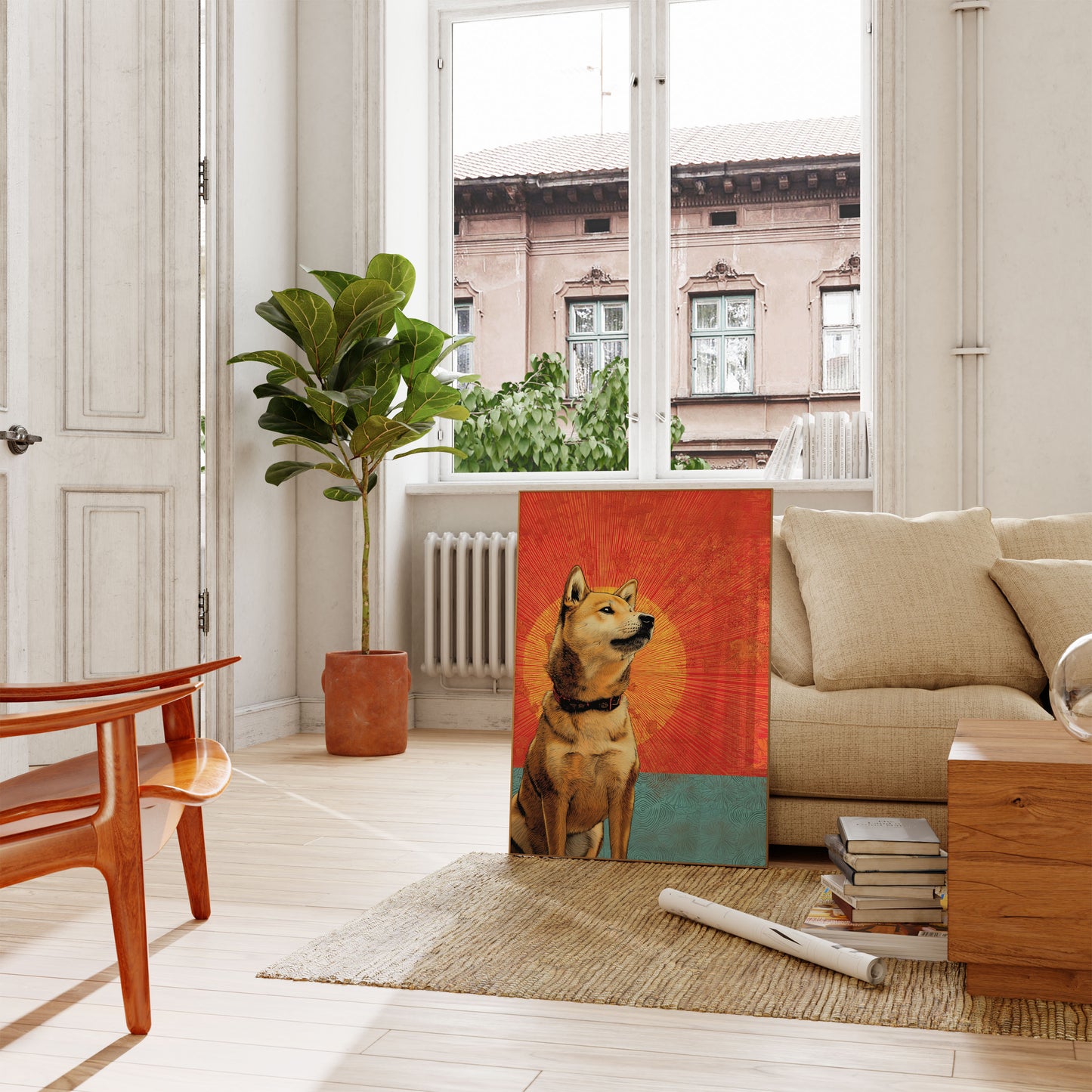 Radiant Shiba Inu Poster