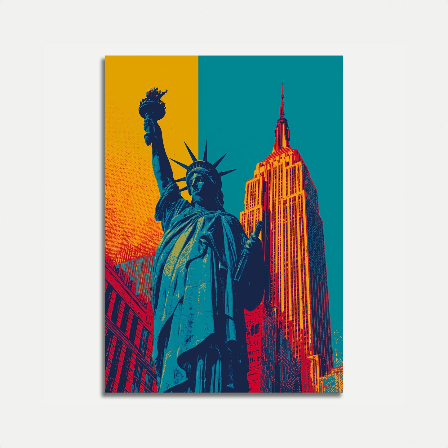 New York City Icons Poster