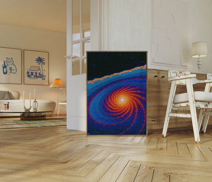 Cosmic Spiral Energy Poster