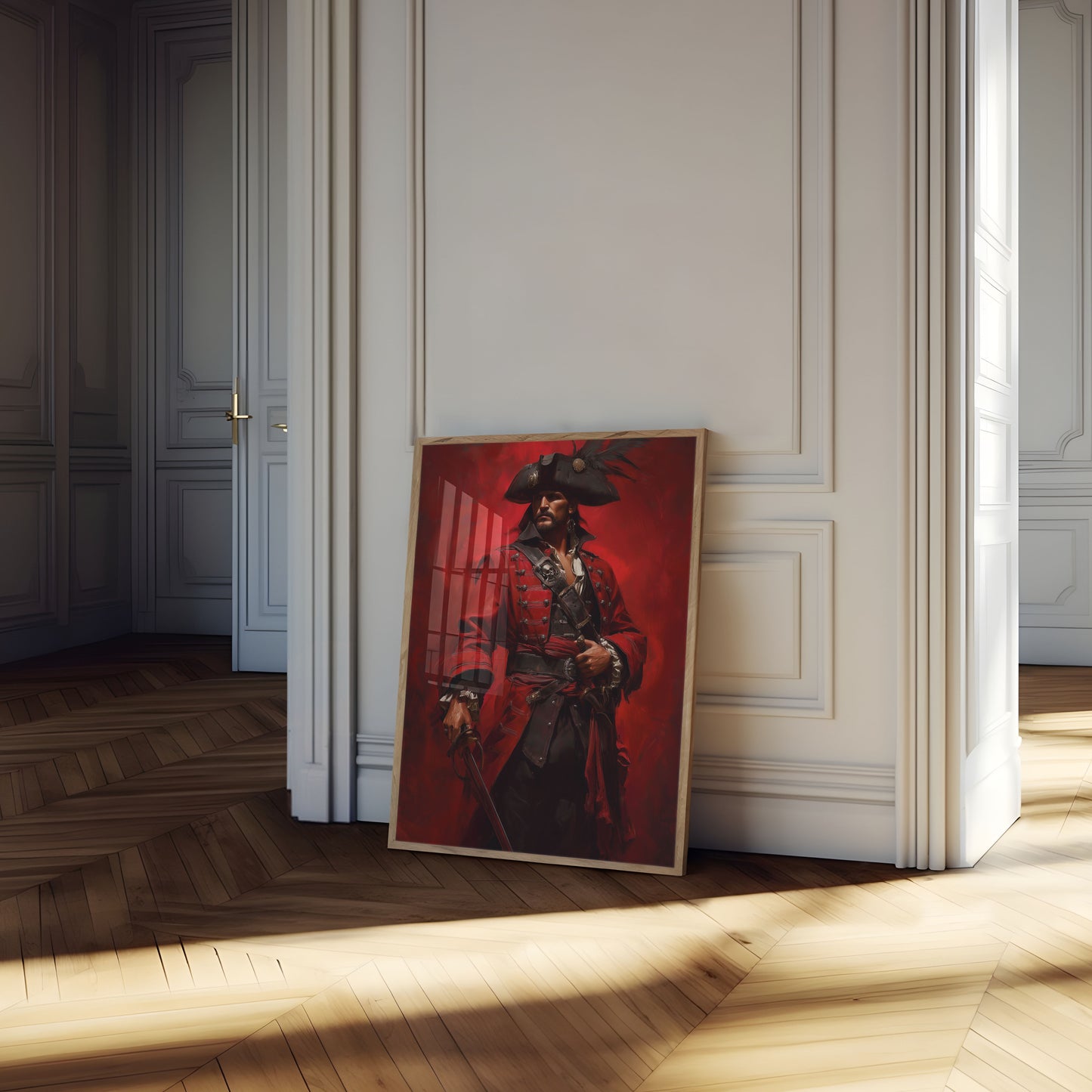 Póster del Capitán Pirata Carmesí