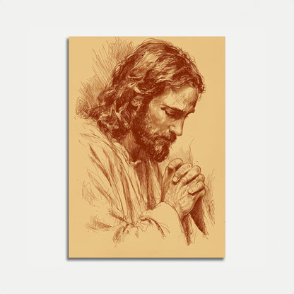 Faithful Prayer Contemplation Poster