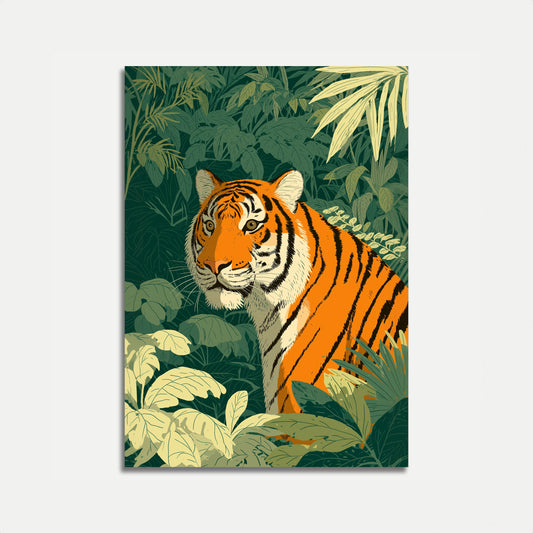 Majestic Jungle Tiger Poster