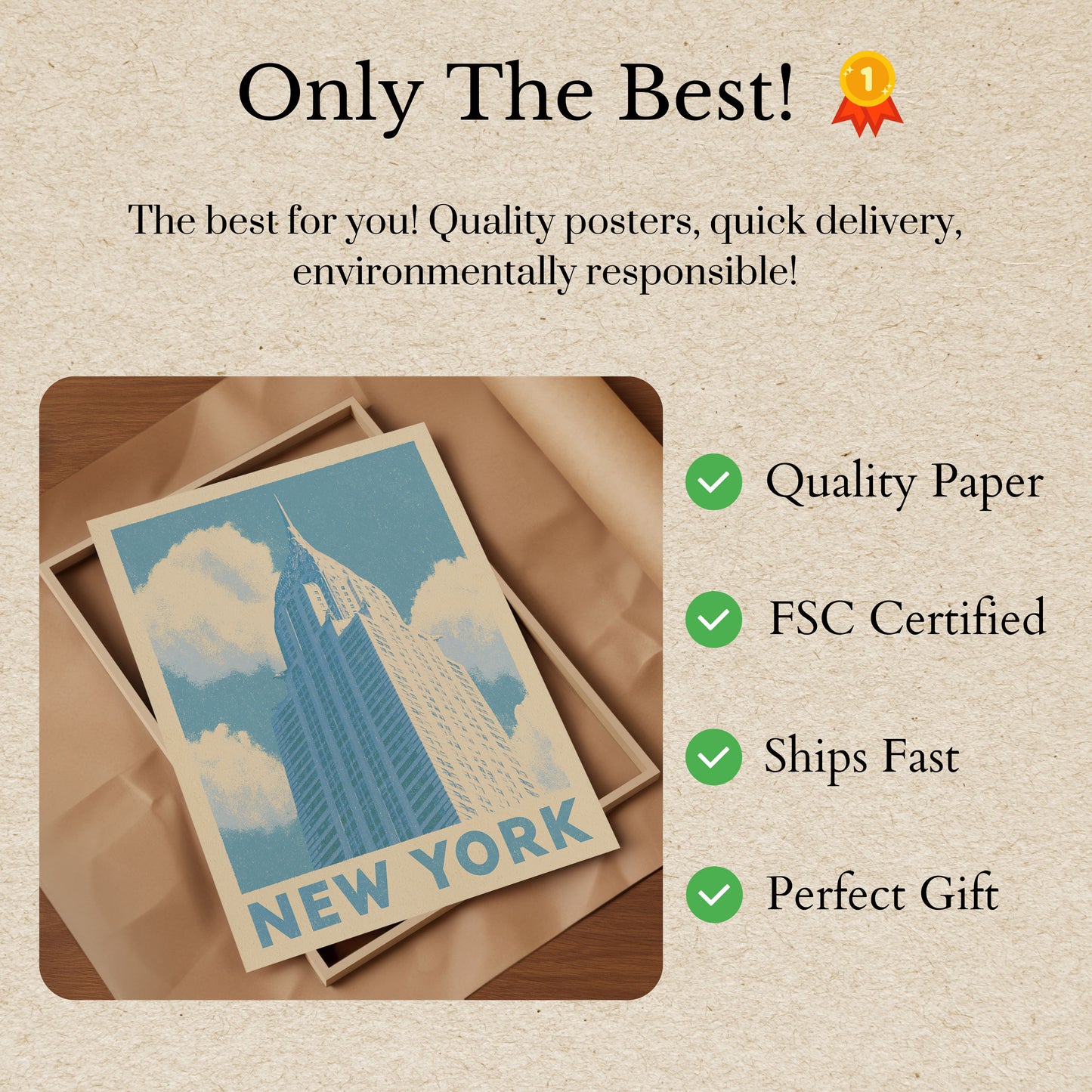 Chrysler Building New York Poster