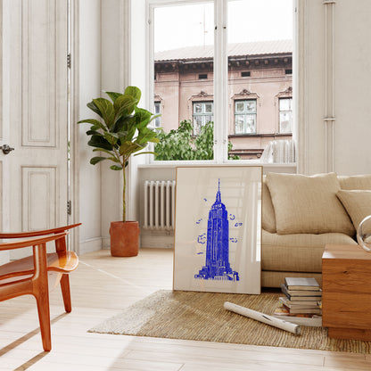 Empire State Building New York Poster