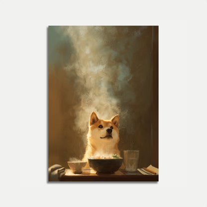 Steamy Ramen Doge Poster