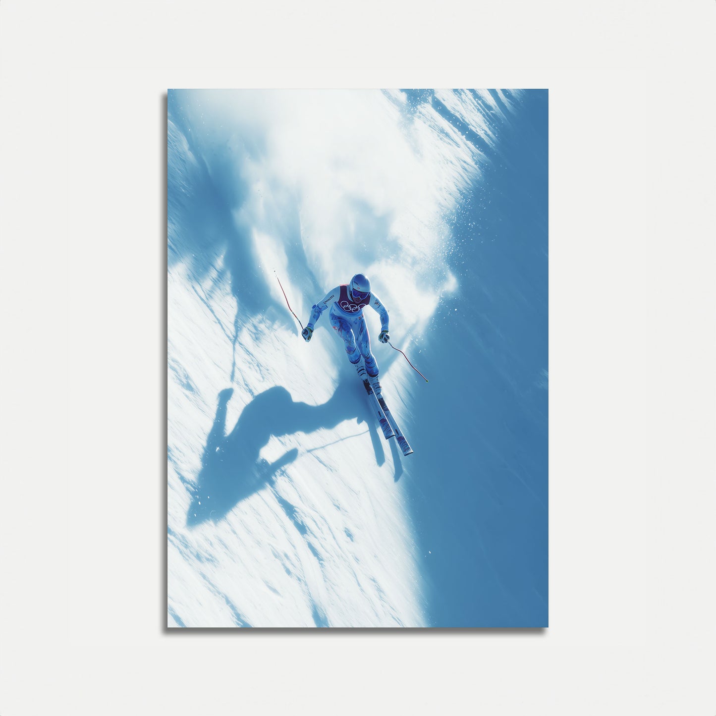 Olympic Ski Champion Poster