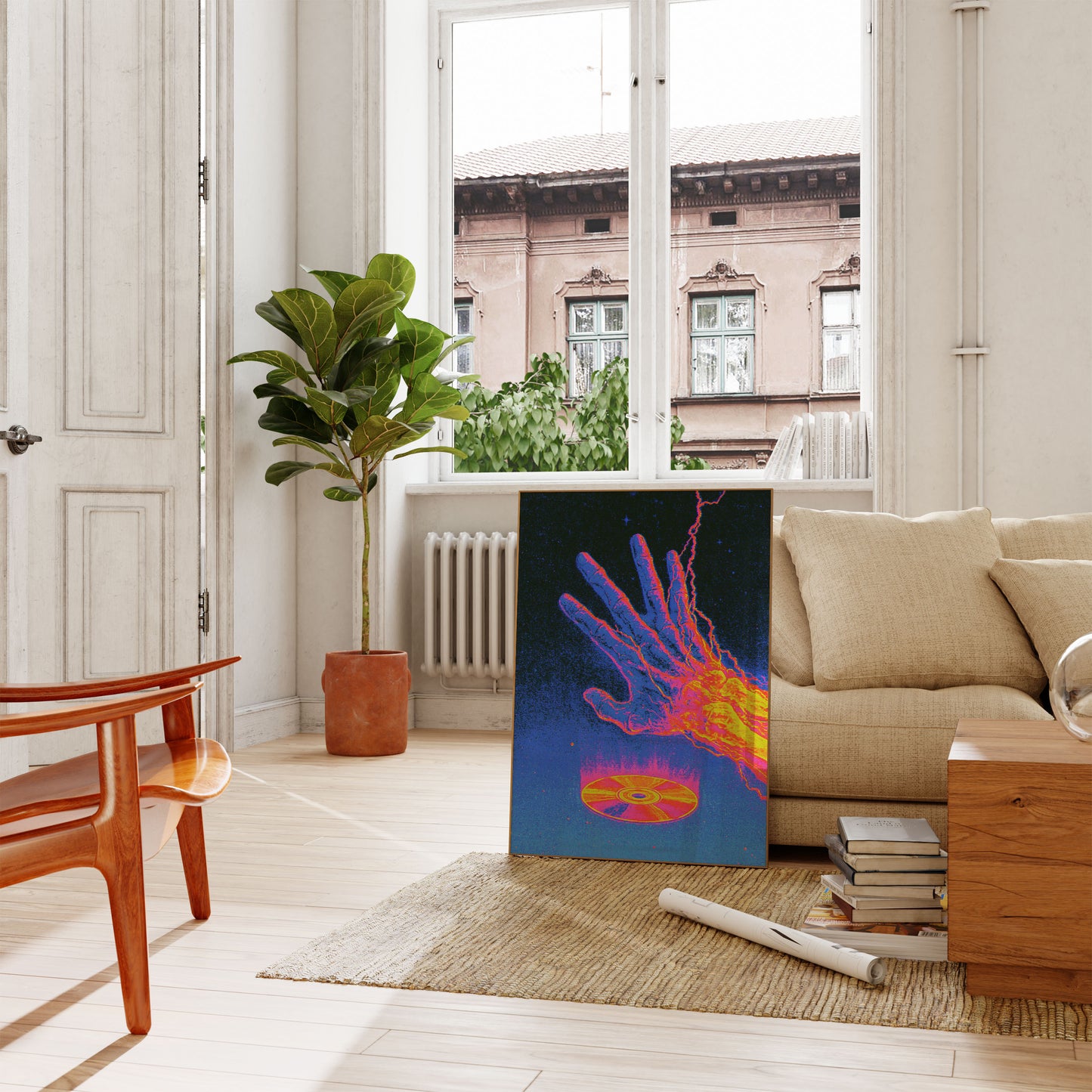 Thermal Energy Hand Poster
