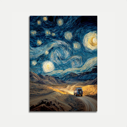 Stjerneklar Ørkenvandring Plakat