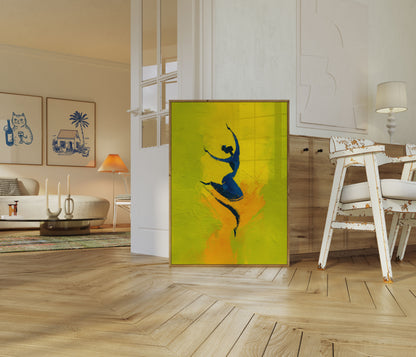 Dansende Silhouet Dynamische Poster