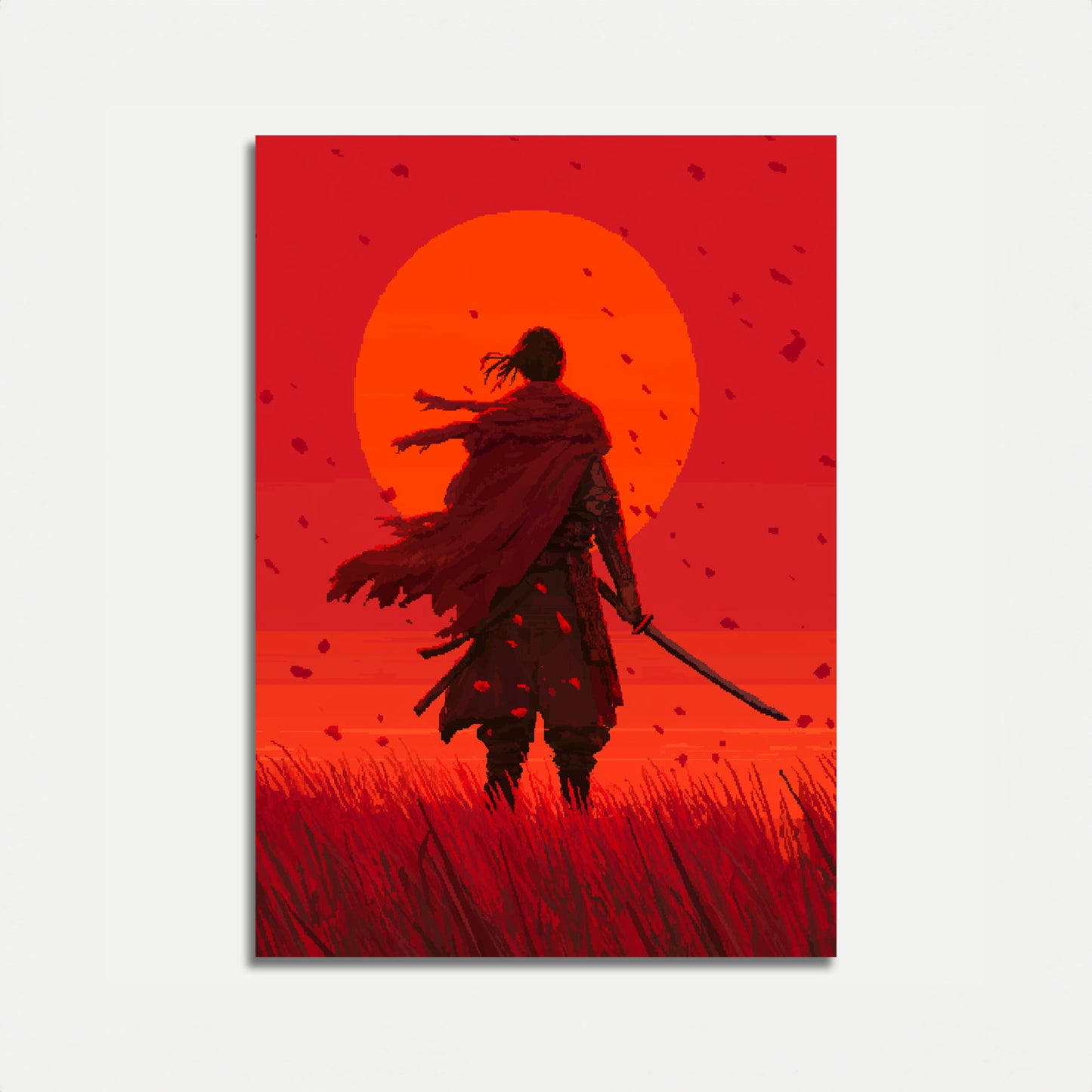 Plakat Wojownika o Zachodzie Słońca