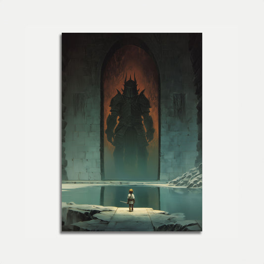 Poster di Battaglia Fantasy del Cavaliere Oscuro