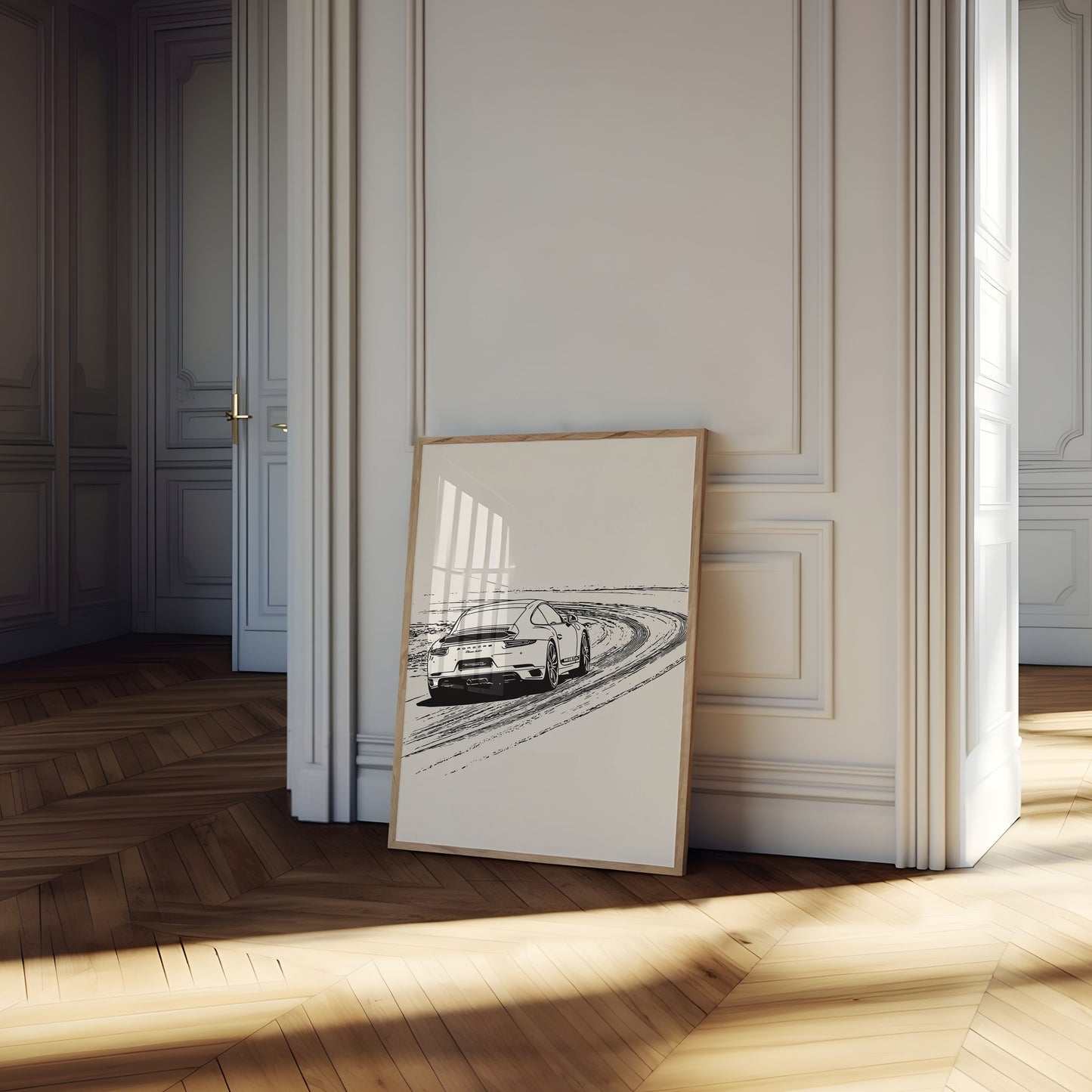 Racing Curves Porsche Poster