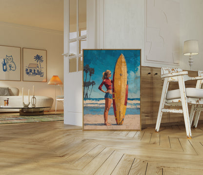 California Surf Dreams Poster