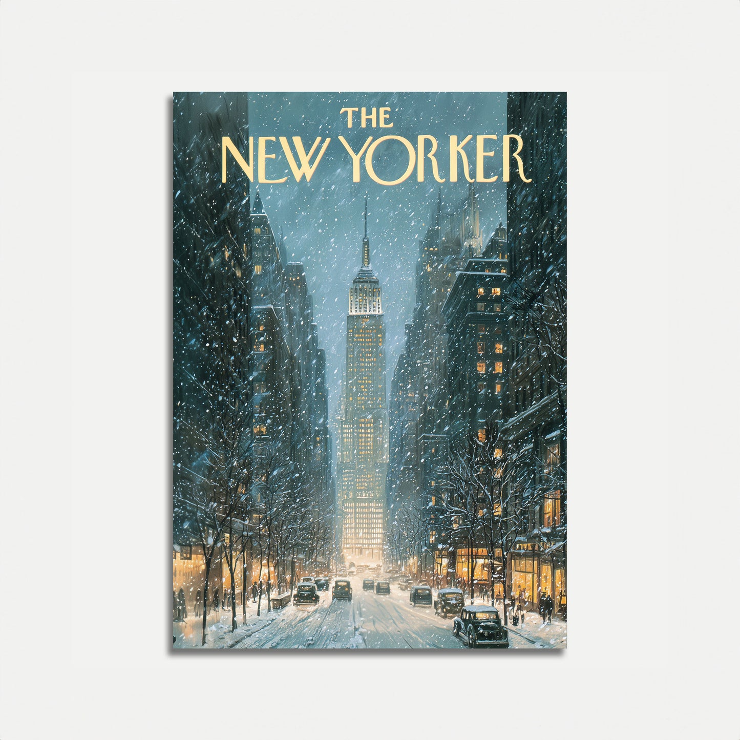 Empire State Winter Magic Poster