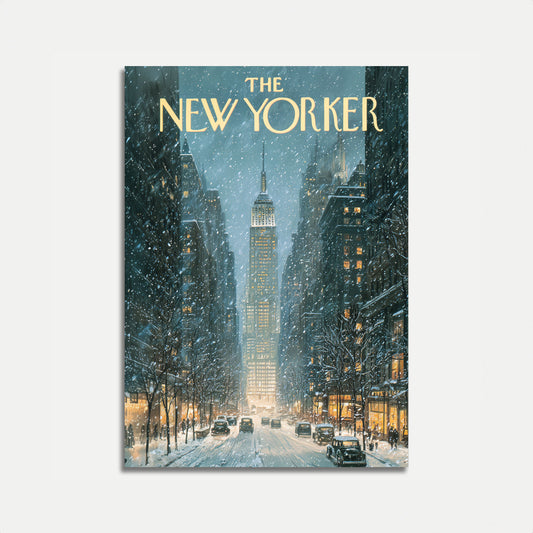 Empire State Winter Magic Poster