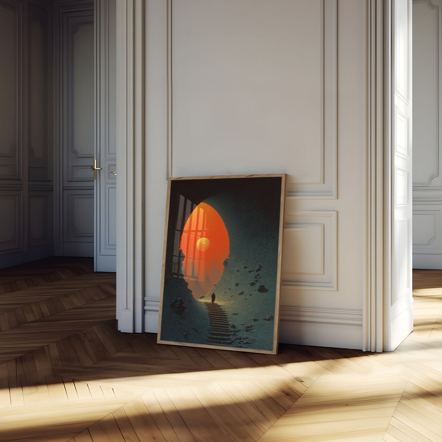 Journey Through Ancient Ruins Poster