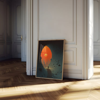 Journey Through Ancient Ruins Poster