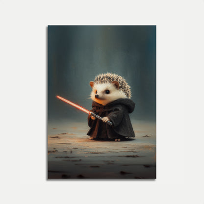 Dark Side Hedgehog Star Wars Poster