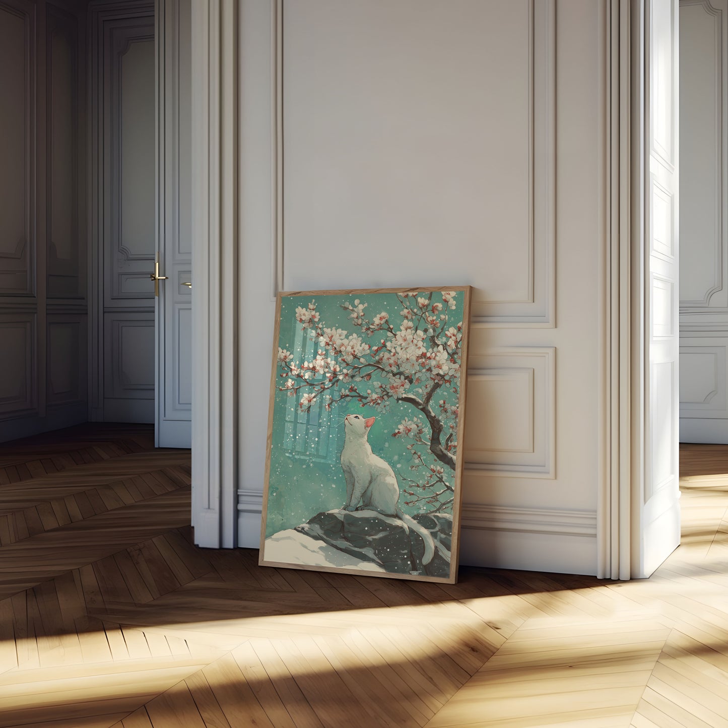 Pôster de Gato Cerejeira Sereno