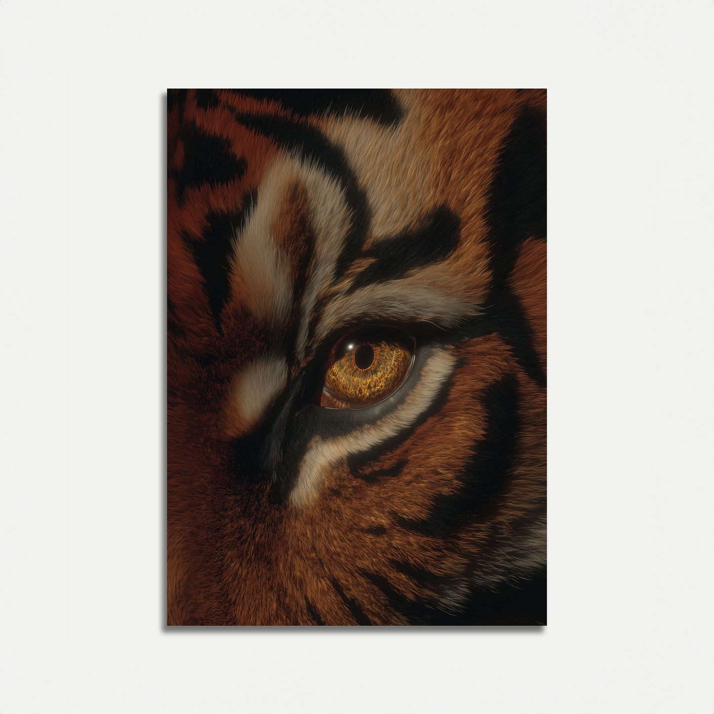 Tiger Close-Up Portrait Poster