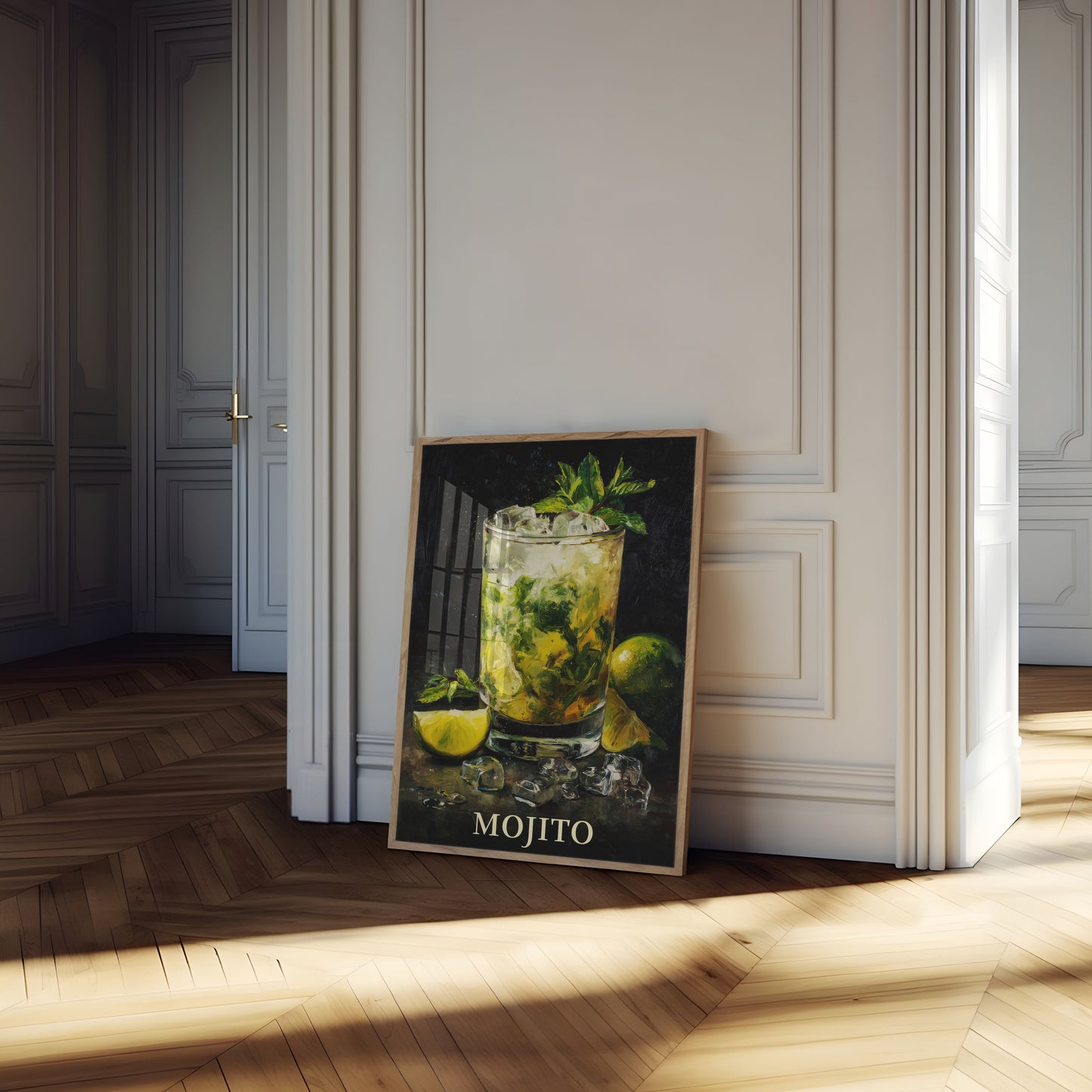Refreshing Mojito Cocktail Poster