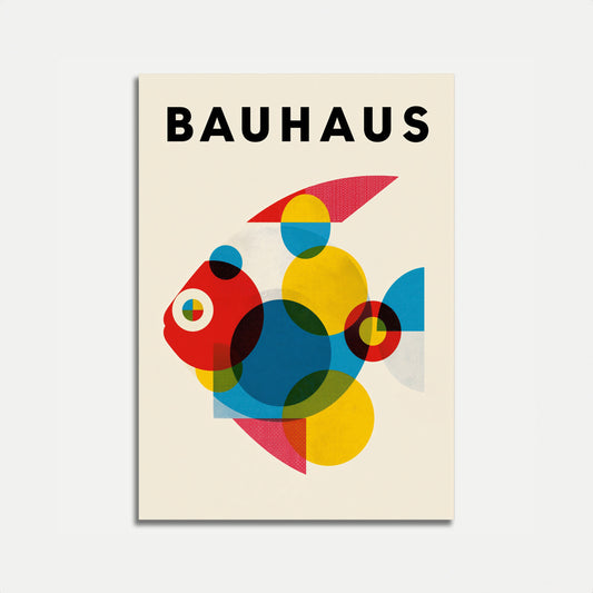 Bauhaus Geometric Abstract Poster