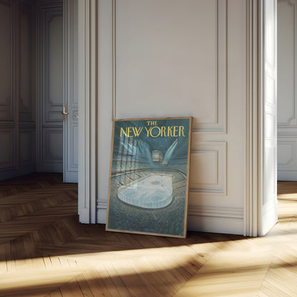 New York Hockey Arena Poster