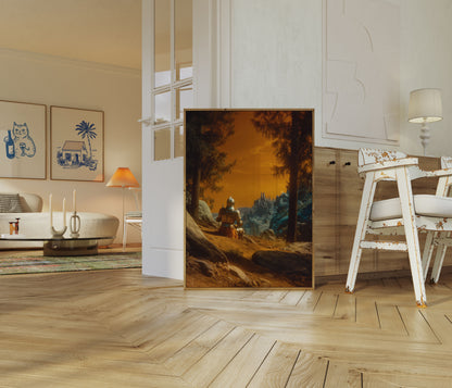 Viaggio del Cavaliere Poster del Castello