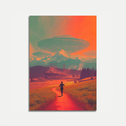 Cosmic Mountain Encounter Poster