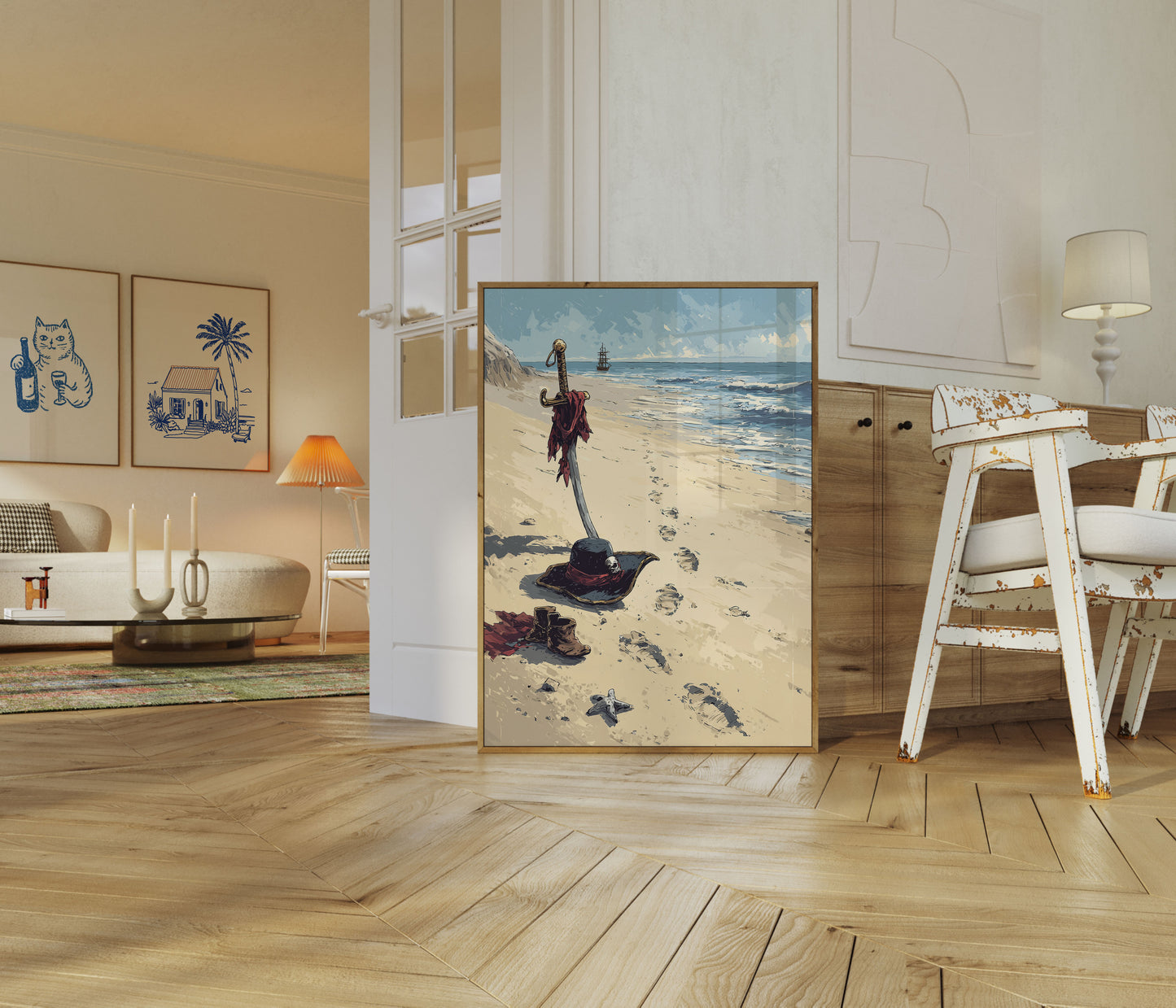 Abandoned Pirate Beach Poster