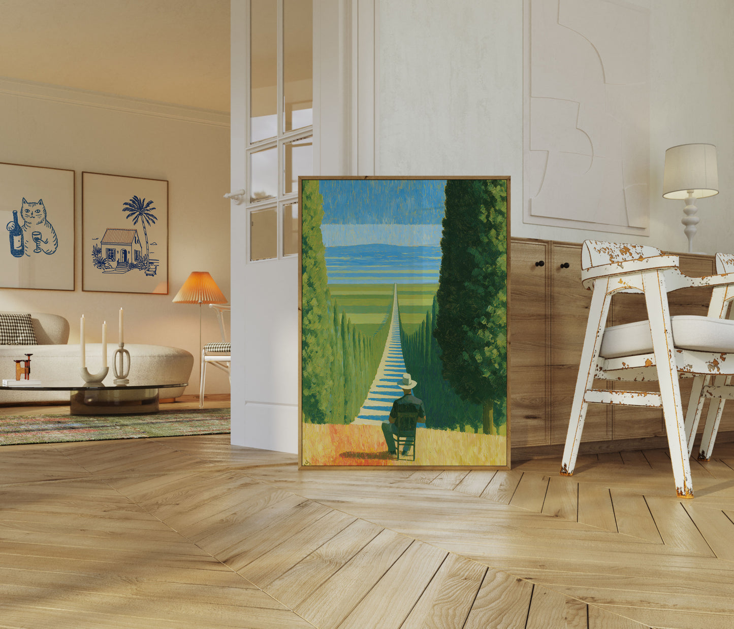 Cypress Alley to the Sea Poster