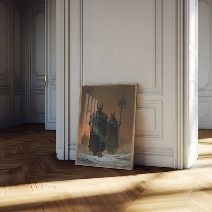 Dark Fantasy Warriors Poster