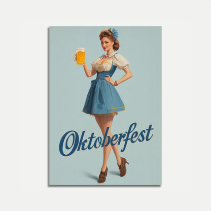 Vintage Oktoberfest Beer Celebration Poster