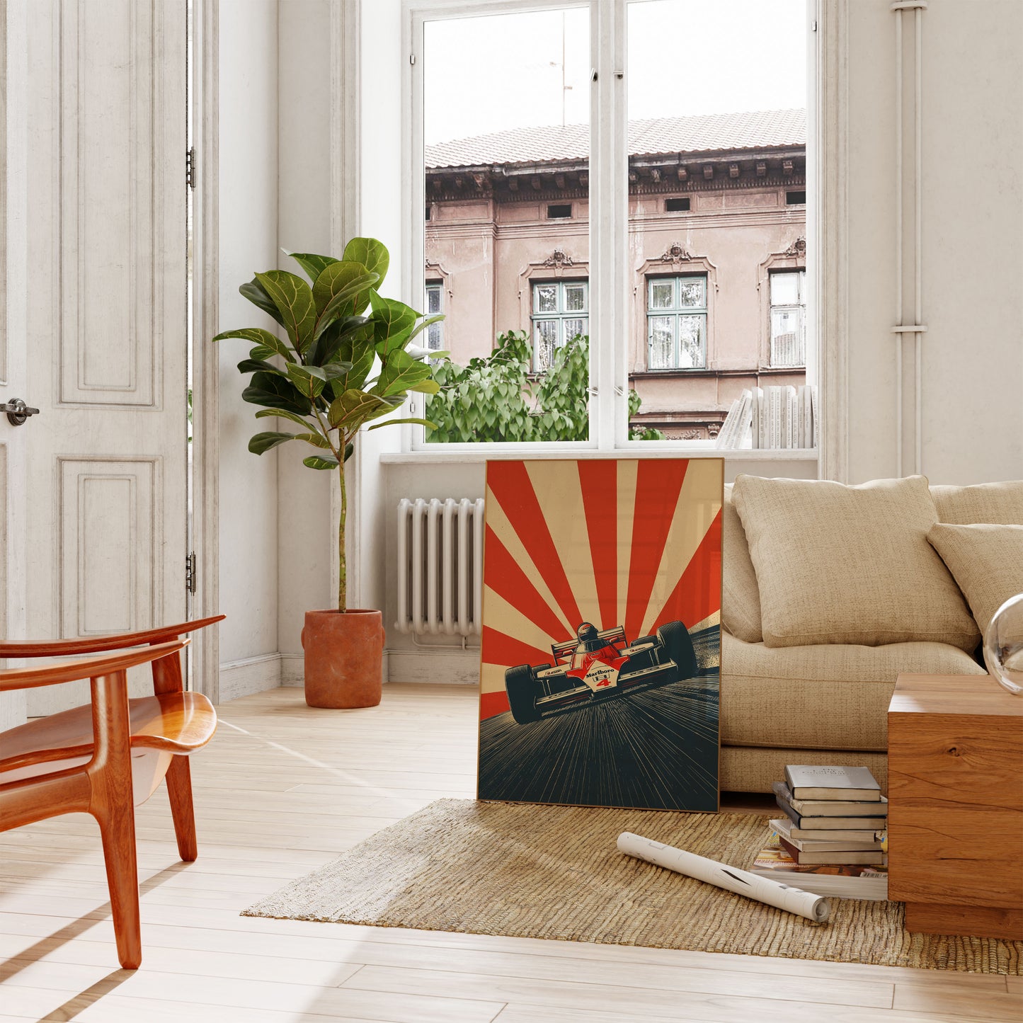 Marlboro Racing Speed Burst Poster