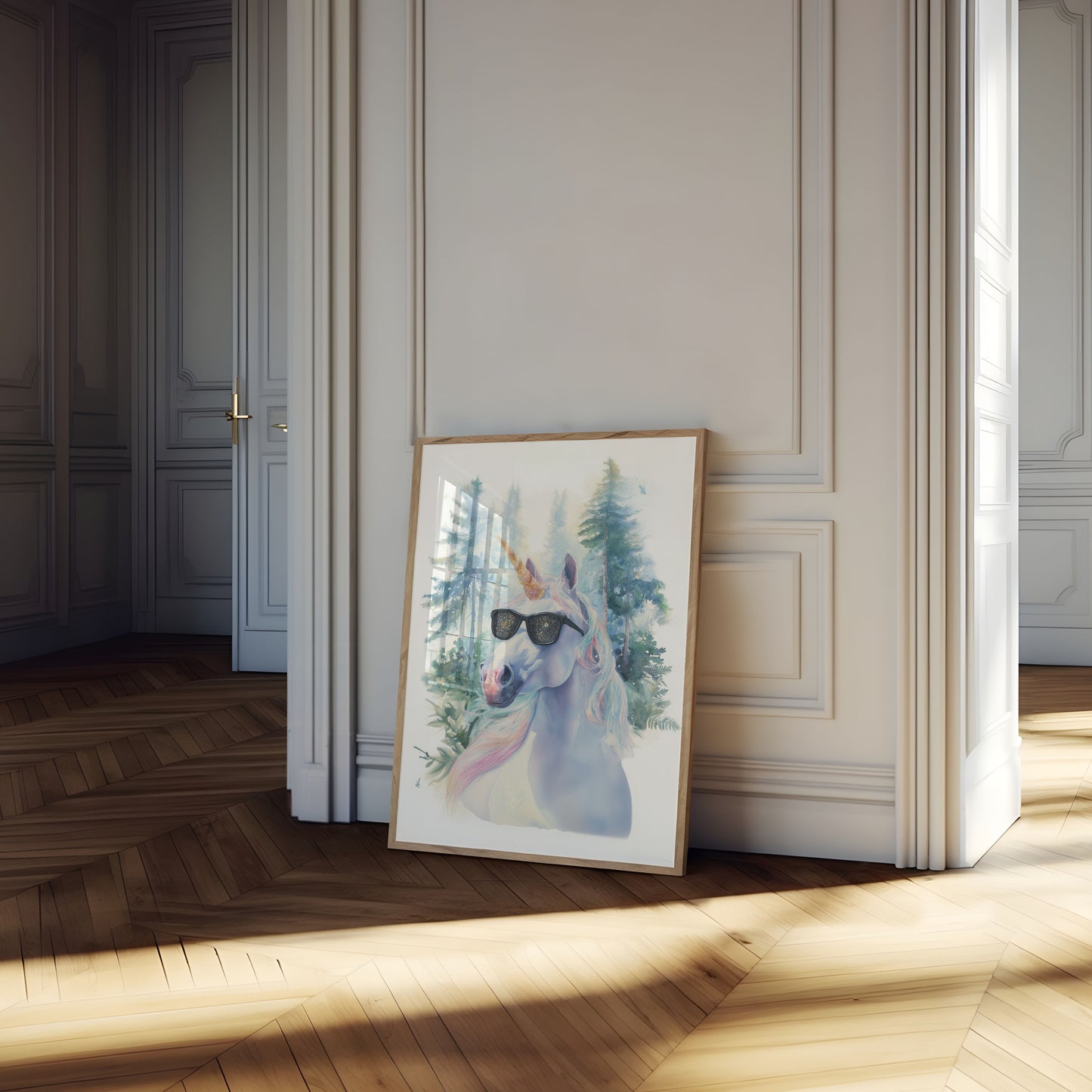 Poster della Foresta dell'Unicorno Fantastico