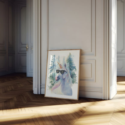 Poster della Foresta dell'Unicorno Fantastico