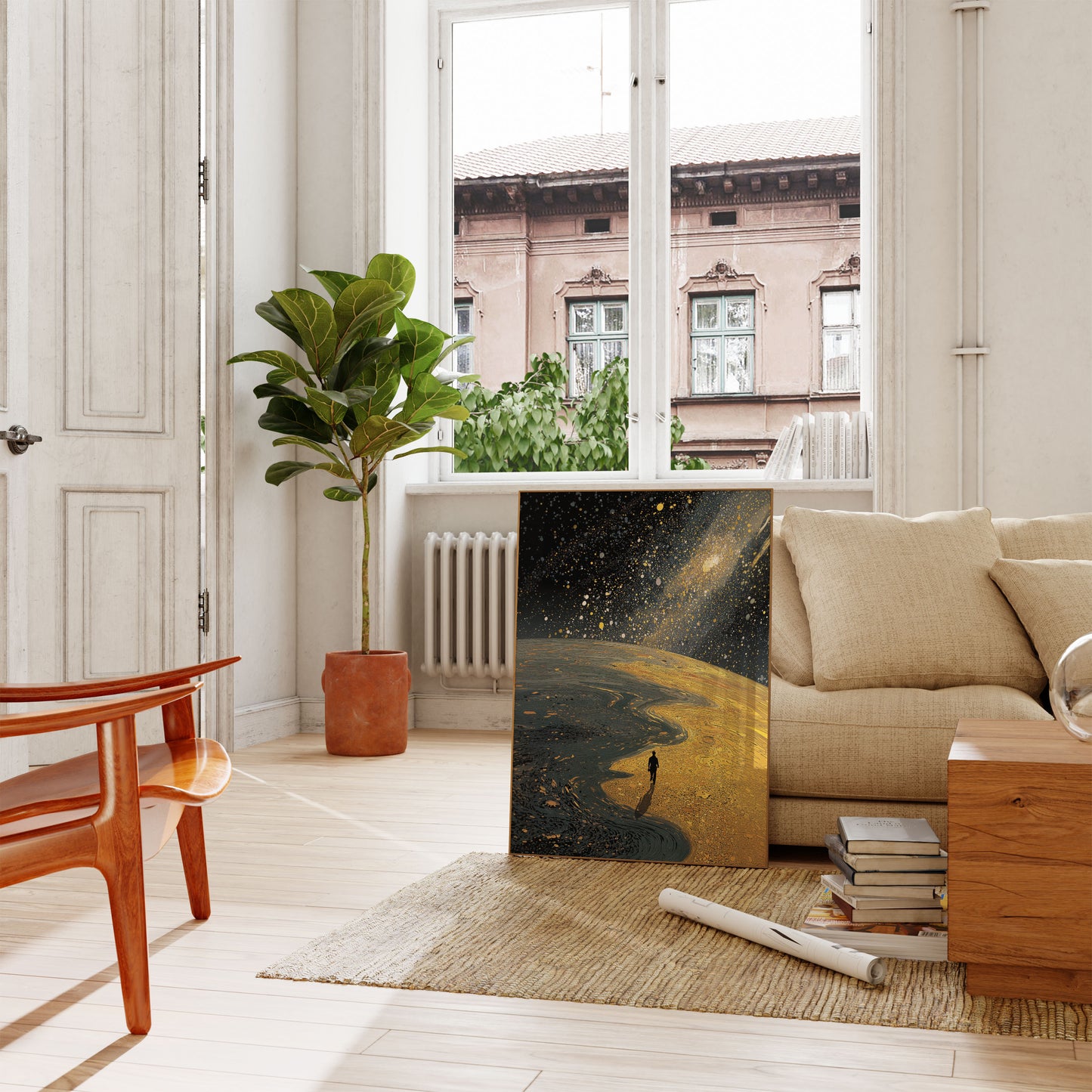 Cosmic Journey Solitude Poster