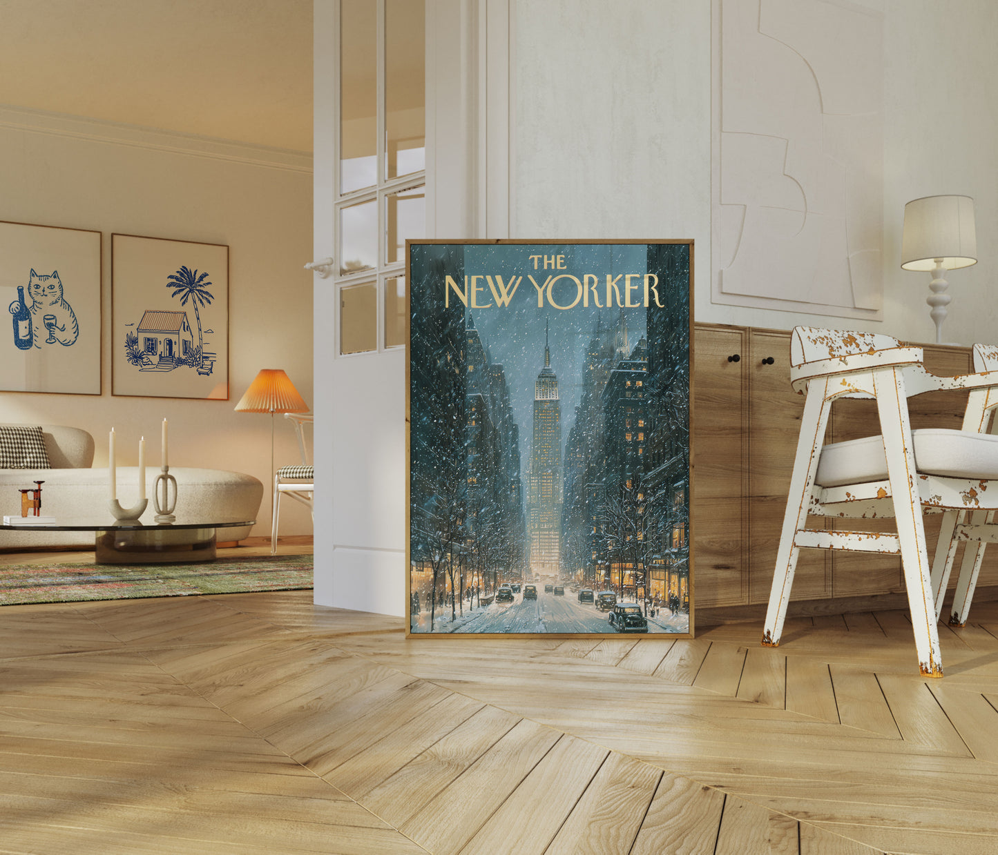 Empire State Winter Magic Poster